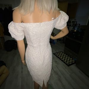 Off the shoulder formal dress